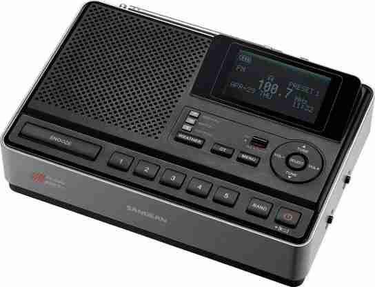 Sangean CL-100 NOAA, S.A.M.E and Public Alert Certified Weather Alert Table-Top Radio with AM/FM-RBDS