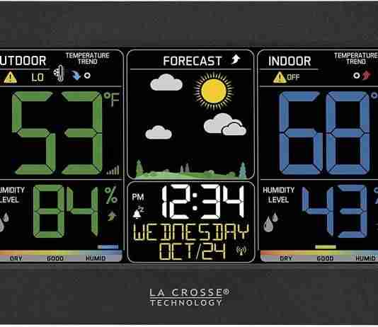 La Crosse Technology C85845 Color Wireless Forecast Station