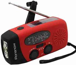 iRonsnow Solar Emergency NOAA Weather Hand Crank Radio Review