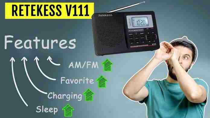 Retekess V111 Portable Shortwave Radios