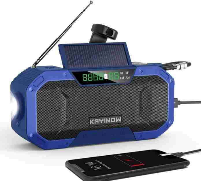 KAINUO JIAYIN NIOXIN Portable Emergency Radio Bluetooth Speaker