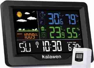 Home Weather Station Wireless Indoor Outdoor With Atomic Clock