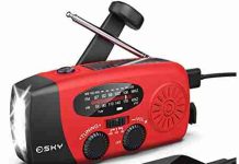 Weather Radio Hand Crank Phone Charger