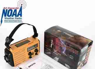Raynic CR1009 Emergency Alert Solar Crank Radio