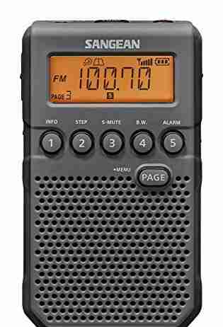 sangean dt 800bk am fm noaa weather alert rechargeable pocket radio