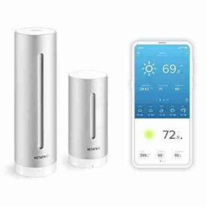 netatmo weather station indoor outdoor with wireless outdoor sensor