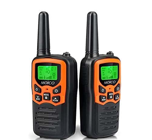 walkie talkies moico long range walkie talkies for adults with 22 frs