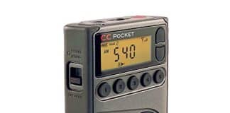 C. Crane CC Pocket AM FM and NOAA Weather Radio with Clock and Sleep Timer