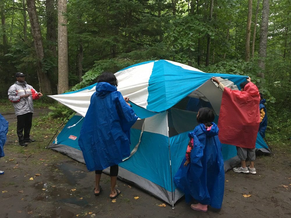 Can You Sleep In A Tent When Its Raining?