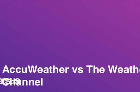 is accuweather better than the weather channel 1