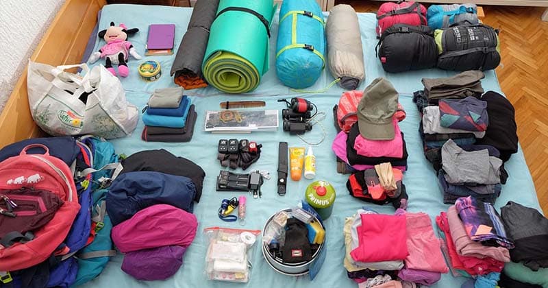 How Do You Pack Clothes For Family Camping?