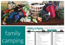 how do you pack clothes for family camping 4