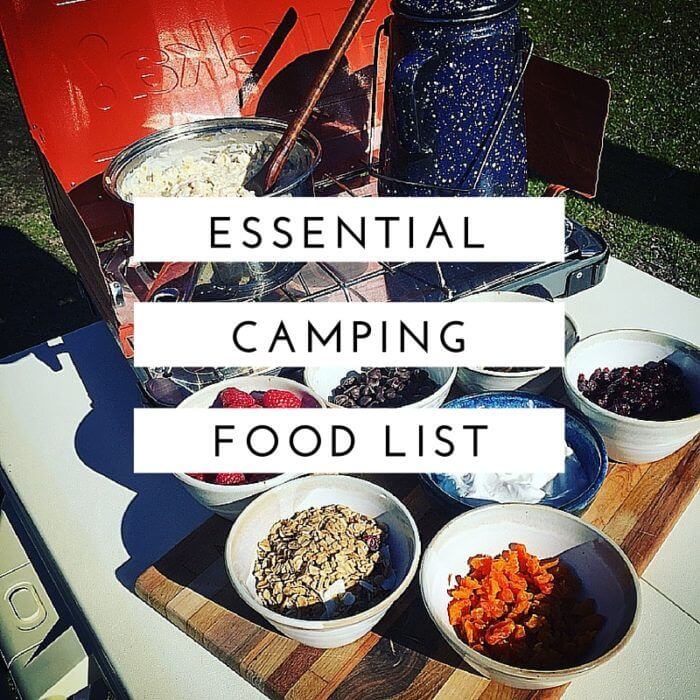 What Food Should I Bring For 4 Days Camping?