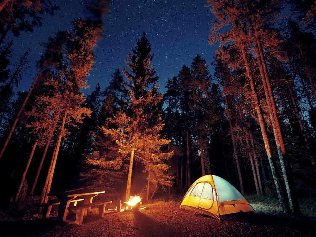Where Do You Put Food At Night When Camping?