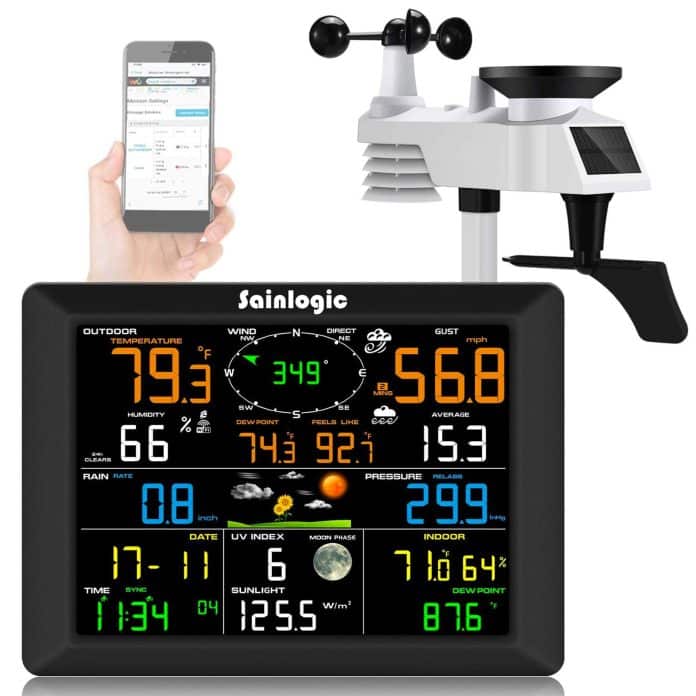 where is the best location to install a home weather station for optimal accuracy