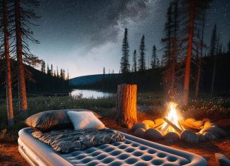 air mattress sleep comfortably on an inflatable mattress designed for camping 1