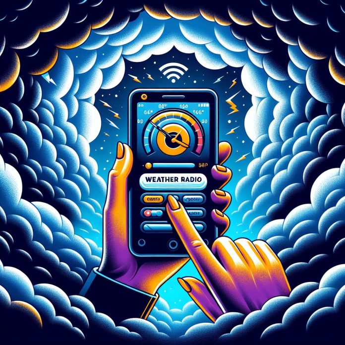 are there any apps that integrate with emergency weather radios 1