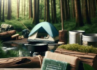 biodegradable camping soap clean dishes and hands without harming the environment