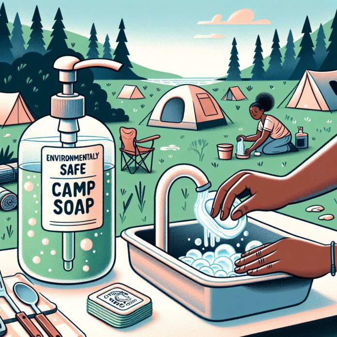camp soap clean dishes and hands with environmentally safe camping soap 2