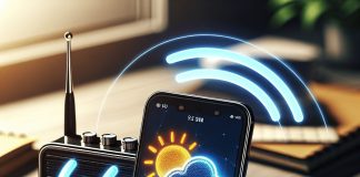 can i connect my weather radio alerts to my cell phone