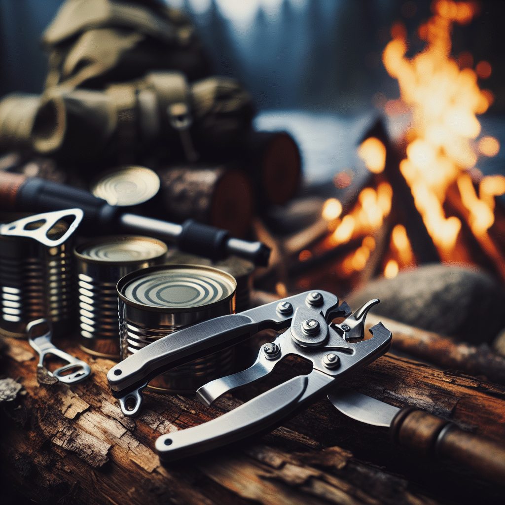 Can Opener - Easily Open Canned Foods While Camping Or Backpacking
