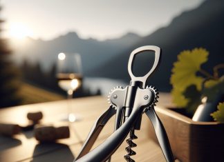 corkscrew open wine and bottles while enjoying the outdoors