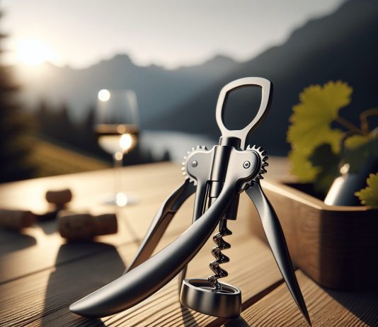corkscrew open wine and bottles while enjoying the outdoors