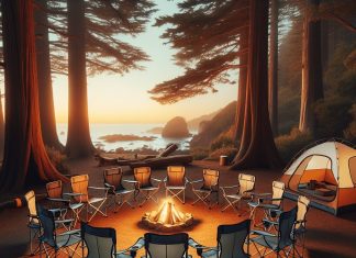 folding camp chairs relax around the fire or tent in comfortable portable seating 1