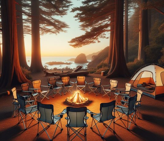 folding camp chairs relax around the fire or tent in comfortable portable seating 1