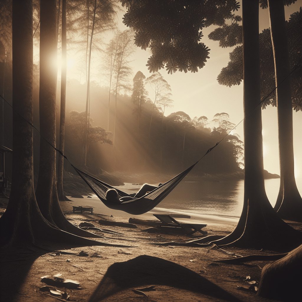 Hammock - Relax Or Sleep Comfortably Suspended Off The Ground In A Portable Hammock