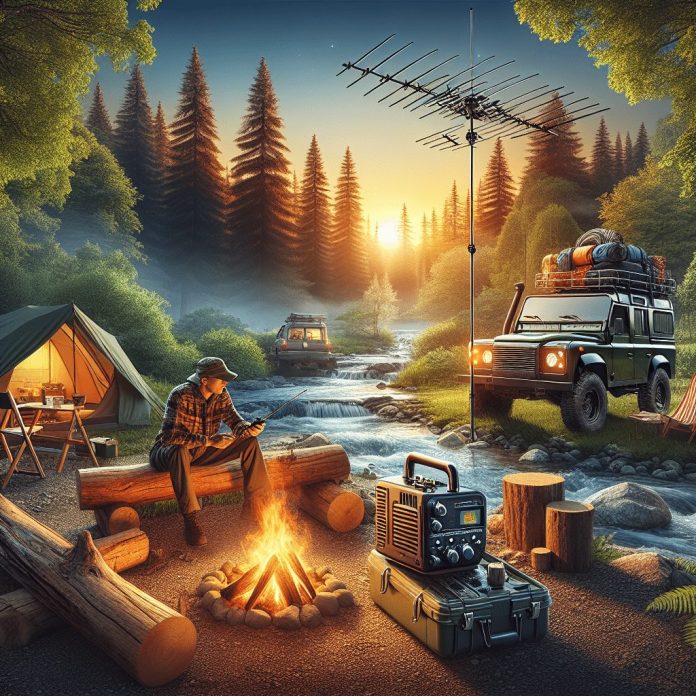 how can i ensure my radio receives alerts while camping 1