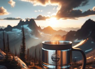 insulated camping mug enjoy hot or cold beverages in an durable insulated mug