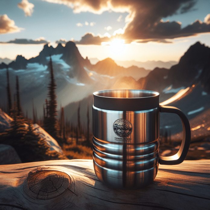 insulated camping mug enjoy hot or cold beverages in an durable insulated mug