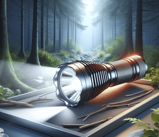 led flashlight illuminate campsites and trails with a rugged bright flashlight