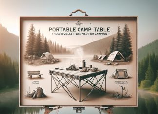 portable camp table dine and cook comfortably with a folding camp table 1