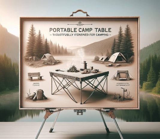 portable camp table dine and cook comfortably with a folding camp table 1