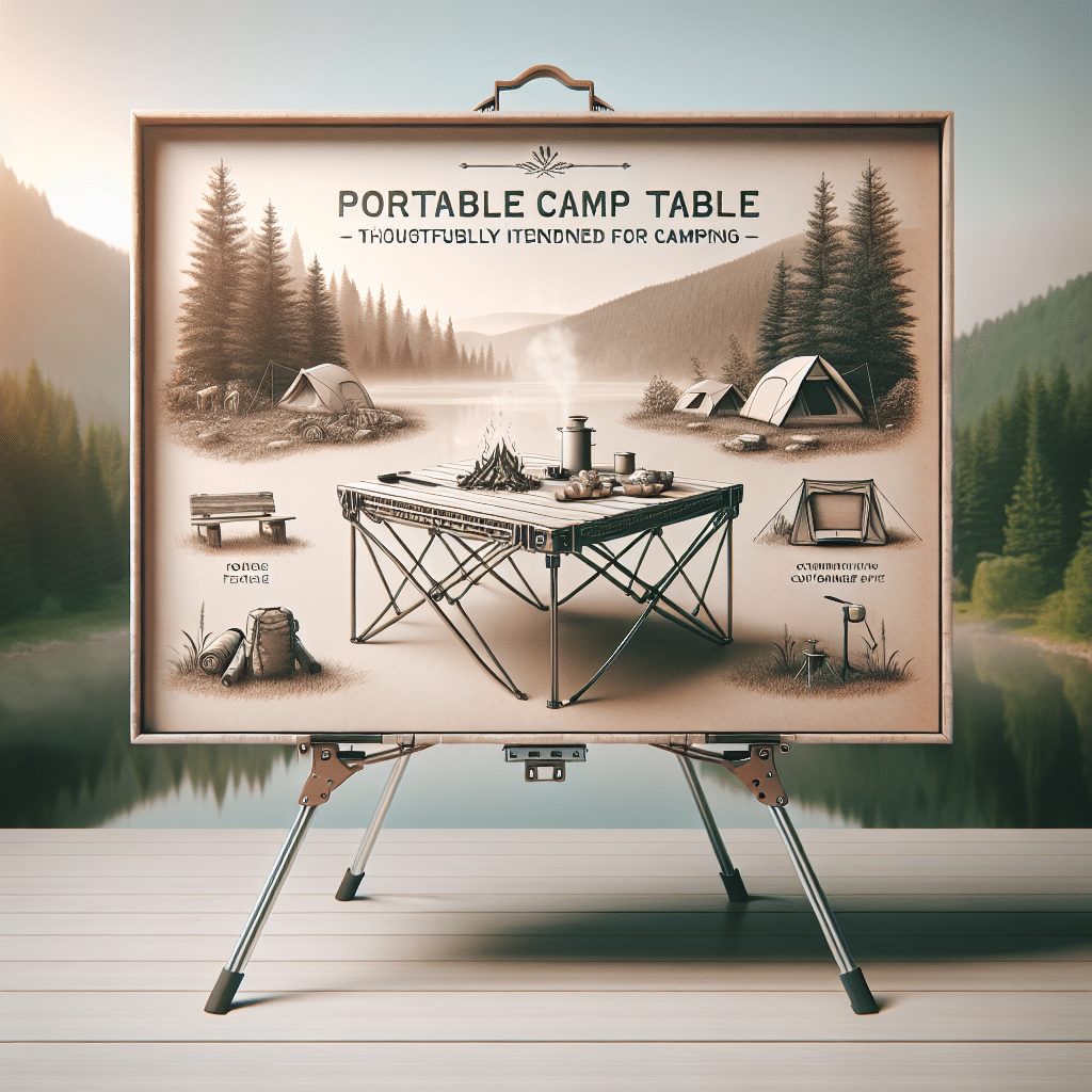 Portable Camp Table - Dine And Cook Comfortably With A Folding Camp Table