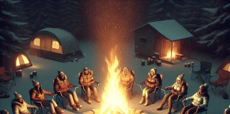 staying warm while camping a guide to cold weather camping