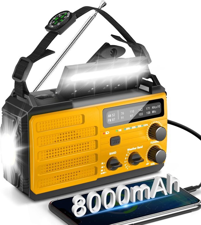 8000mah emergency weather radio review