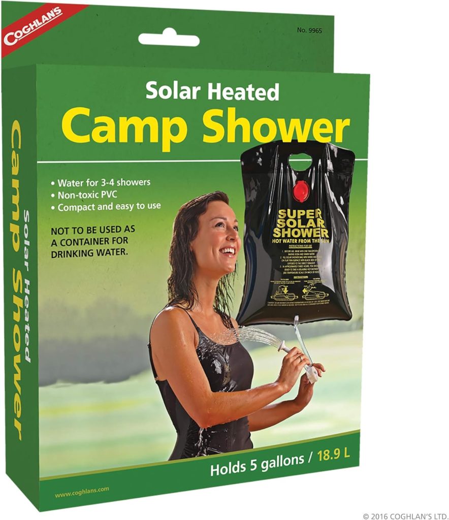 Coghlans Solar Heated Camp Shower