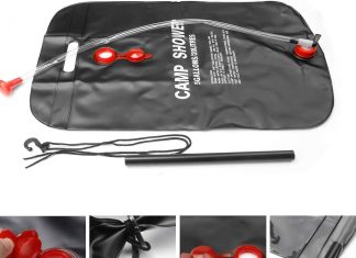 comparing 8 solar shower bags for camping outdoor activities