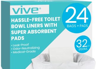 vive toilet bowl liners review