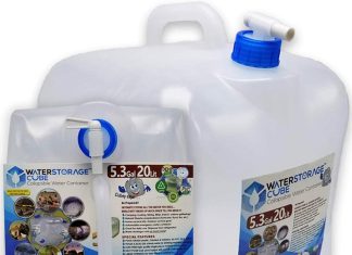 waterstoragecube bpa free collapsible water container review
