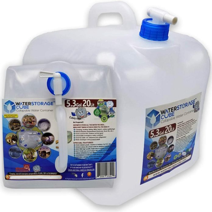 waterstoragecube bpa free collapsible water container review