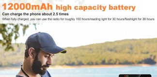 12000mah emergency radiomulti function amfmnoaa weather radio2 solar panelshand crankusb cable 3 charging methodssos ala 4