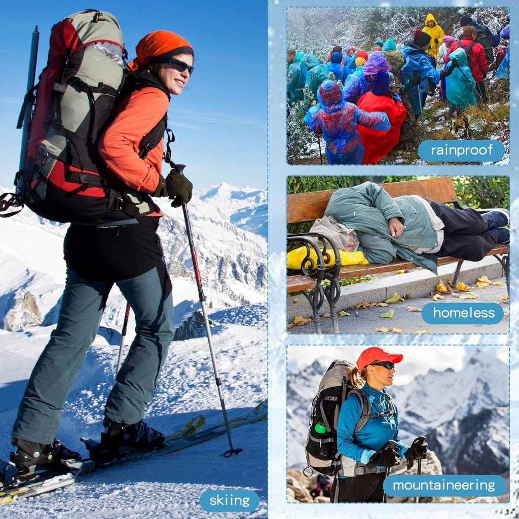 250 Pack Emergency Blankets Bulk 83 x 63 Survival Thermal Blankets Pack Silver Foil Reflective Safety Blanket for Cold Outdoor Camping Homeless First Aid Space Emergency Blanket