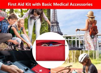car emergency roadside tool kit with jumper cable shovelauto truck vehicle assistant safety kit bag for men women with f 4