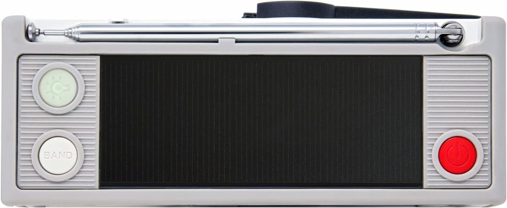 CCRadio Solar Wind-Up Portable Emergency Crank Digital Radio AM, FM, NOAA Weather Alert, Built in LED Flashlight and Cellphone Charger, Battery Operated Everyday Use by C. Crane