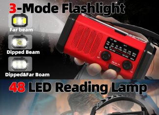 emergency weather radio 10000mah crank radio portable noaaamfm weather radio reading light solar radio sos emergency fla 3