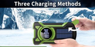 emergency weather radio waterproof bluetooth portable amfmnoaa weather radio 5000mah usb hand crank solar radio phone ch 1